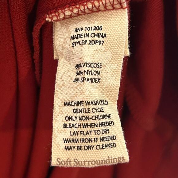 Soft Surroundings Dress Maxi Soft Knit Stretchy Cozy Comfy Viscose Nylon Size L - Picture 5 of 7